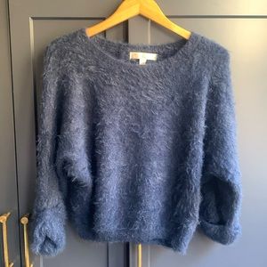 LC Lauren Conrad Blue Mohair/Fuzzy Sweater- Size M